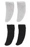 Short Socks B Set (Gray/Black) (Fashion Doll)