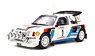 プジョー 205 T16 Evo 2 Rally Monte Carlo 1986 (ホワイト/ブルー) (ミニカー)