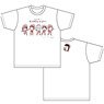 『ゆるキャン△』 場面写デフォルメTシャツ サンタクレンジャー (ホワイト) XL (キャラクターグッズ)