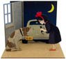 [Miniatuart] Studio Ghibli Mini : Kiki`s Delivery Service Old Dog Jefferson & Kiki (Assemble kit) (Railway Related Items)