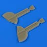 Spitfire Mk.Ixc Undercarriage Covers (for Revell) (Plastic model)