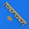 F-14A Tomcat Tail Reinforcement Plates (for Tamiya) (Plastic model)