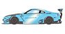 LB Works GT-R Type 2 2017 Pearl Light Blue (Diecast Car)
