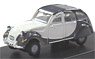 (N) Citroen 2CV Charleston Two Tone Grey (Model Train)