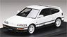 Honda CR-X SiR (EF8) 1989 Mugen RNR Wheel Mounted Car White (Diecast Car)