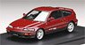 Honda CR-X SiR (EF8) 1989 Mugen RNR Wheel Mounted Car Red Perl (Diecast Car)