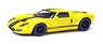 Ford GT 2008 Yellow/Black (Diecast Car)
