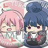 Eformed Yurucamp Futonmushi Can Badge (Set of 5) (Anime Toy)