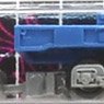 (Z) Z Shorty Container Freight Wagon (Blue) (Model Train)