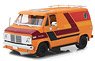 Highway 61 - 1976 Chevy G-Series Van - Orange with Custom Graphics (ミニカー)