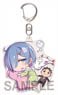 Re:Zero -Starting Life in Another World- Acrylic Key Ring Vol.3 (2) Rem Good Night Ver. (Anime Toy)