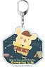 Yuri on Ice x Sanrio Characters Big Key Ring Pompompurin Starry Sky Camp Ver. (Anime Toy)