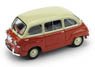 Fiat Nuova 600 Multipla 1a Series 1956 Ivory/Red (Diecast Car)