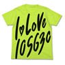 アイドルマスターミリオンライブ！ I LOVE 105630 Tシャツ 田中琴葉Ver. LIME GREEN S (キャラクターグッズ)