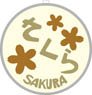1/80(HO) Train Name Plate for EF58 `Sakura` Small (Model Train)