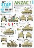 ANZAC #1.Australian & NZ AFVs in Mid-East and Africa.M3 Stuart (Decal)