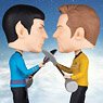 Star Trek: The Original Series Amok Time Captain Kirk VS Mr,Spock Bobble Head Figure (Completed)