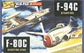 US Korean War Fighters F-80c Shooting Star & F-94c Starfire (Set of 2) (Plastic model)