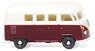 (N) VW T1 Bus Wine Red/White (VW T1 Bus) (Model Train)