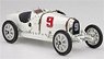 Bugatti T35, 1924 No.9 National Color Project Germany (Diecast Car)