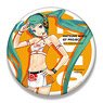 Hatsune Miku Racing Ver. 2010 Big Can Badge 10th Anniversary Design 1 (Anime Toy)