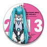 Hatsune Miku Racing Ver. 2013 Big Can Badge 10th Anniversary Design 5 (Anime Toy)