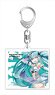 Hatsune Miku Racing Ver. 2012 Acrylic Key Ring 10th Anniversary Design 2 (Anime Toy)