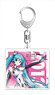 Hatsune Miku Racing Ver. 2013 Acrylic Key Ring 10th Anniversary Design 1 (Anime Toy)