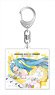 Hatsune Miku Racing Ver. 2015 Acrylic Key Ring 10th Anniversary Design 2 (Anime Toy)