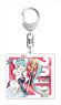 Hatsune Miku Racing Ver. 2018 Acrylic Key Ring 10th Anniversary Design 1 (Anime Toy)