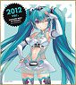 Hatsune Miku Racing Ver.2012 Mini Colored Paper 10th Anniversary Design 1 (Anime Toy)