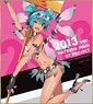 Hatsune Miku Racing Ver.2013 Mini Colored Paper 10th Anniversary Design 3 (Anime Toy)