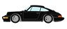 J Porsche 911 (964) Carrera RS 1992 Black (Diecast Car)