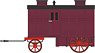 (OO) Living Wagon Maroon Red (Model Train)