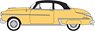 (HO) Oldsmobile Rocket 88 Coupe 1950 Yellow (Model Train)