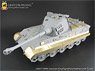 Photo-Etched Parts for WWII German King Tiger [Porsch & Henchel Turret] (for Dragon King Tiger Various) (Plastic model)