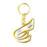Monster Hunter: World New World Elder Dragon Research Group 5th Period Group Stained Key Ring Gold (Anime Toy)