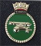 英国海軍 戦艦 ウォースパイト 紋章 (縦約55mm) (ミリタリー完成品)