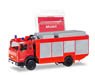 (HO) MiniKit Iveco Magirus Rescue Vehicle, Red (Model Train)