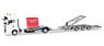 (HO) MiniKit MAN TGX XXL Truck-transport-Trailer, White (Model Train)