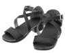 50 Cross Strap Sandal (Black) (Fashion Doll)