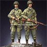 WWII US 101st Airborne Trooper Set (2 Figures) (Plastic model)