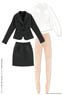 AZO2 Ladies Suit Set (Charcoal Gray) (Fashion Doll)