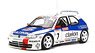 プジョー 306 マキシ (Mk.1) Tour de Corse (ホワイト/ブルー/レッド) (ミニカー)