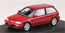 Honda Civic (EF9) SiR II Mugen RNR Wheel Mounted Car Red (Diecast Car)