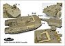 Photo-Etched Parts fo rBritish Tank Churchill Mk.VII - Crocodile (Plastic model)