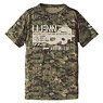 Sword Art Online Alternative Gun Gale Online Llenn Camouflage Dry T-shirt Pixel Wood Land S (Anime Toy)