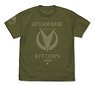 Dragon Pilot: Hisone and Masotan Gifu Air Base OTF Corps T-shirt Moss S (Anime Toy)
