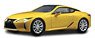 Lexus LC500h Yellow (Diecast Car)