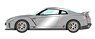 NISSAN GT-R 2017 TE037 wheel ver. アルティメイトメタルシルバー (ミニカー)